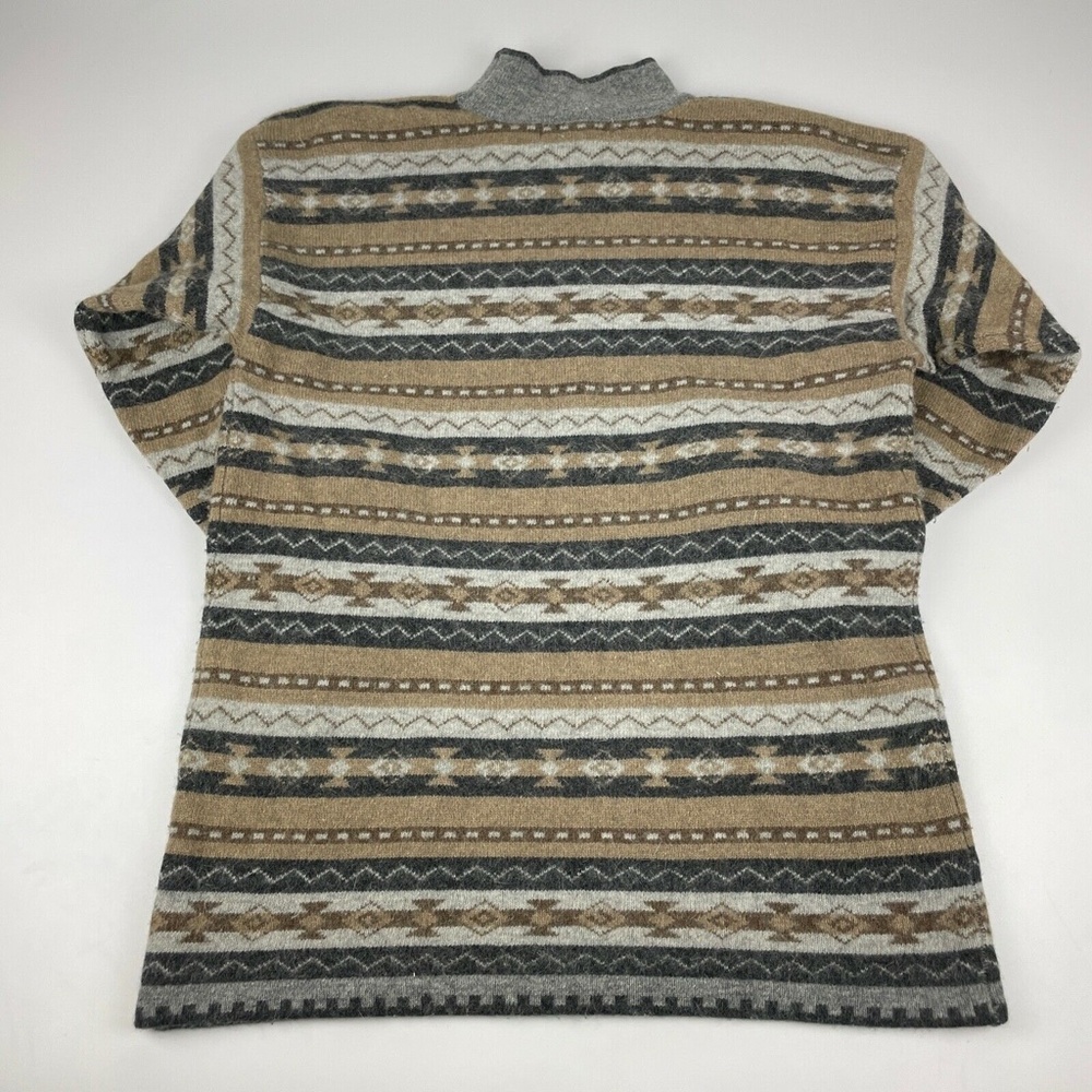 Vintage Summit Hill Women's L Lambswool Angora Mock Neck Sweater - Picture 2 of 5